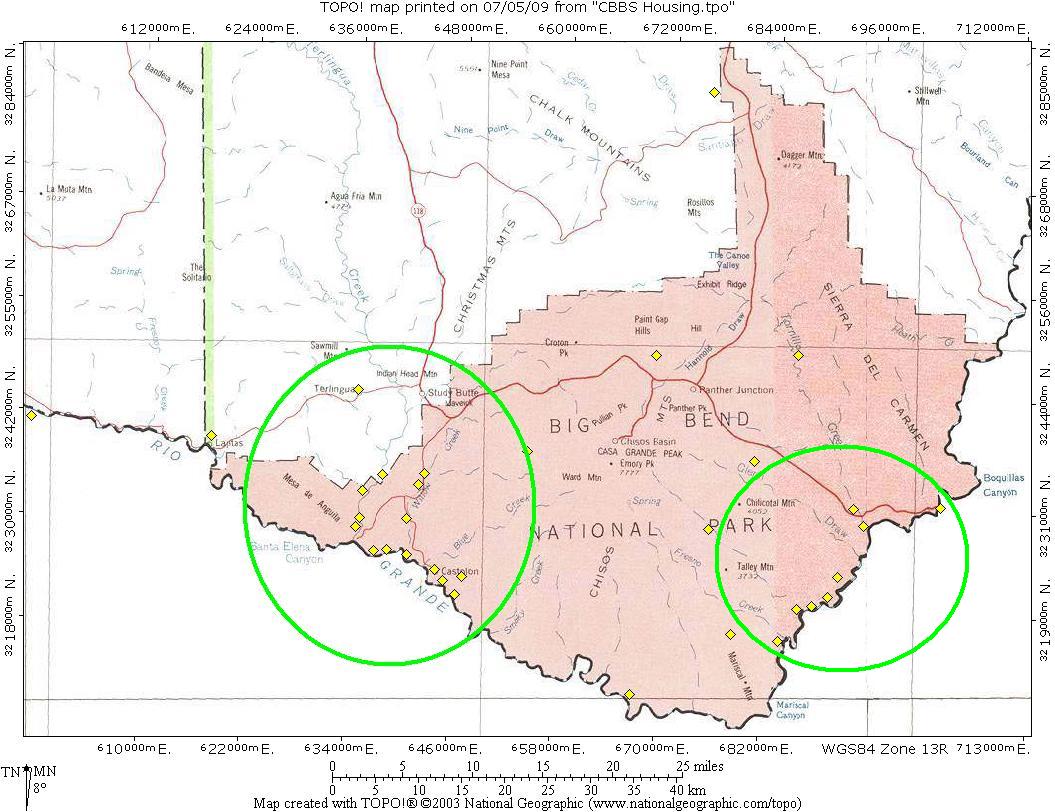 Distribution map