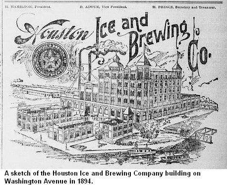 Houston Ice and Brewing Ad 1894